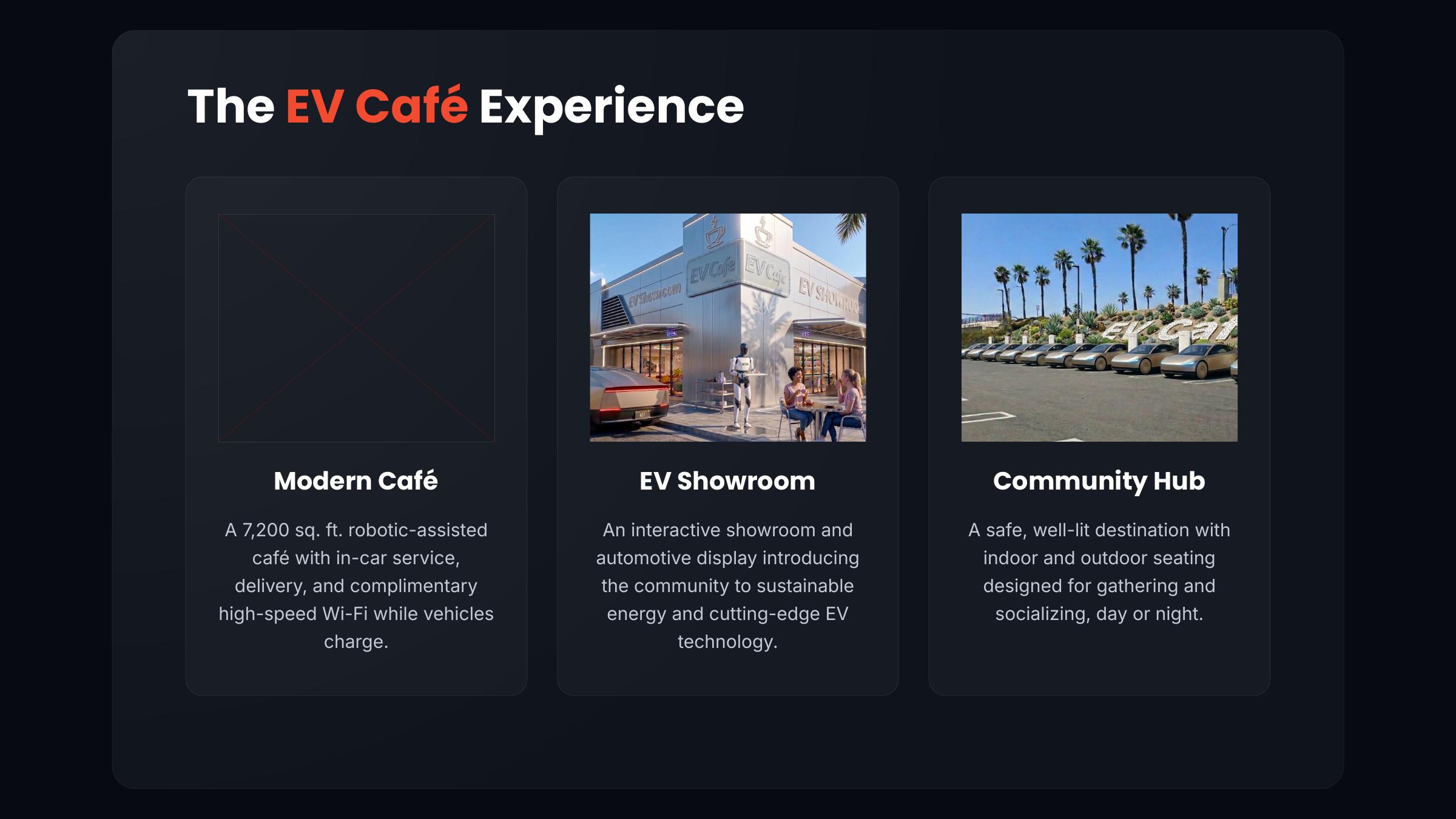 EV Cafe pitch deck slide 7